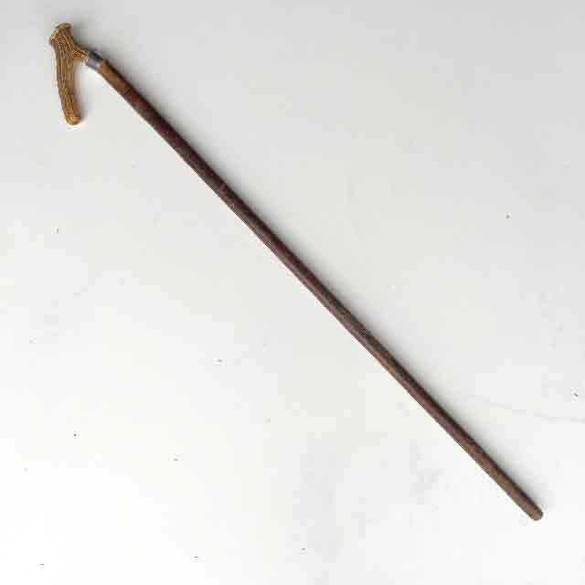 WALKING STICK, Horn T Handle